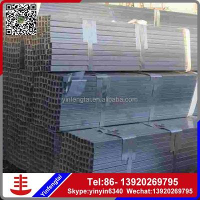 China Structural Pipe China Carbon Steel Pipe Manufacturer Hollow Section ASTM A500 Ms Carbon Steel Galvanized Pipes / Square Tube for sale