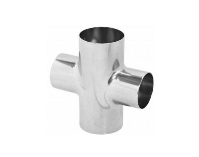 China Marine Cross Rail Fittings Stainless Steel Tube Connector Fittings High Quality Marine Hardware for sale