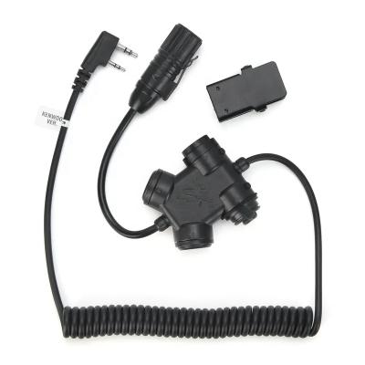 China Sustainable Z-TAC Dual band unidirection tactical PTT  Tactical headset adapter Walkie Talkie Radio connector Z135 for sale