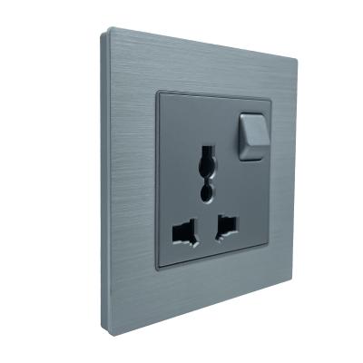 China Wholesales 86*86mm 13A 250V Universal Residential/Multipurpose Wall Outlet Outlet for sale