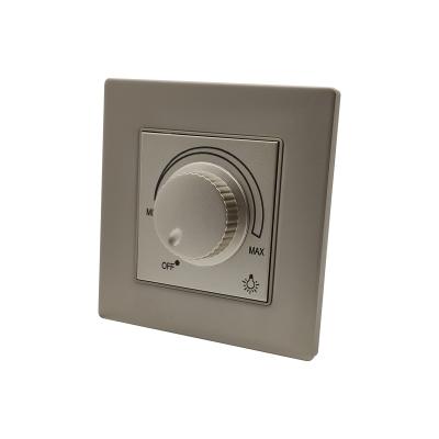 China Factory direct sales control light UK standard metal dimmer electric wall switch for sale