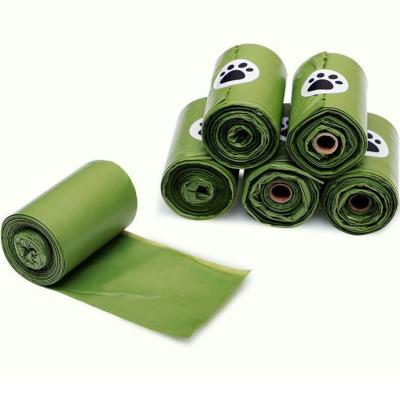 China Sustainable Compostable Bag 100% Starch Based Dog Poop Bags Biodegradable for sale