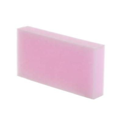 China Free Sample Domestos Household Melamine Sponge Pink Sponge Magic Foam Eraser Stocked Cleaning Nano Magic Sponge for sale