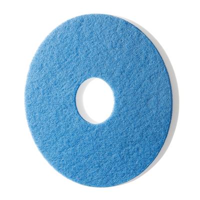 China Round Stocked Round Shape Melamine Floor Pad Scrubber Pad for Machine Cleaning Floor Polishing Magic Sponge for sale