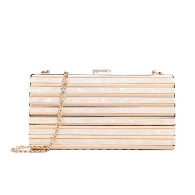 China New Fashionable Marble Patch Hand Banquet Shoulder Evening Clutch Lady Fashion Trend Clutch Bag Acrylic Dinner Bag for sale