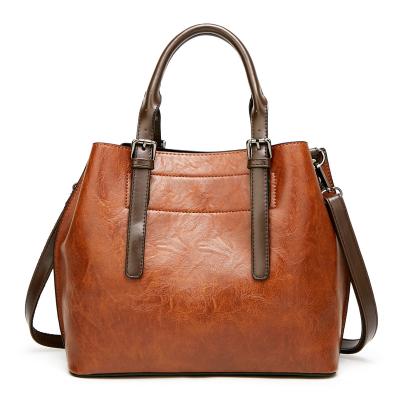 China Fashion new style leather lady bag Europe and America handbags fashion shoulder women purse for sale