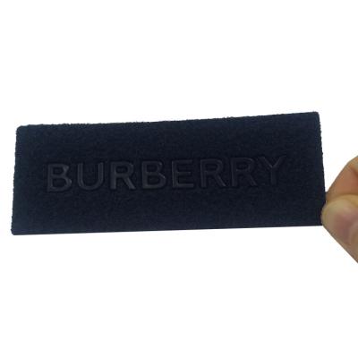 China Viable Manufacturer Wholesale High Quality Vintage Style Luxury Clothing Brands Black Sanding Thick Hang Tags for sale