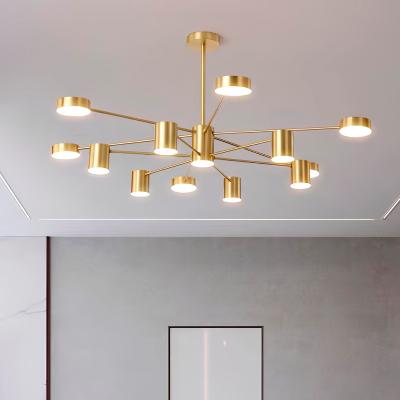 China Modern modern simple design hanging home decorative restaurant living room led luxury ceiling contemporary chandelier for sale