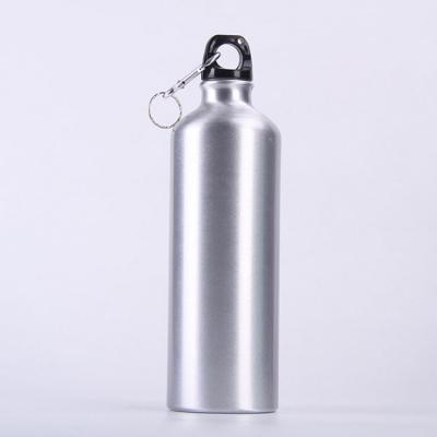 China Sustainable Wholesale 1000ML Sports Aluminum Water Bottle With Carabiner for sale