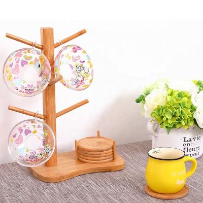 China Creative Simple Finished Hot Selling Viable Tree Shape Cup Rack Storage Home Cup Holder for sale