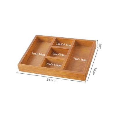 China Newest Viable Sale Wooden Cosmetic Organizer Makeup Storage Box Multi-Use Container Jewelry Storage Box for sale