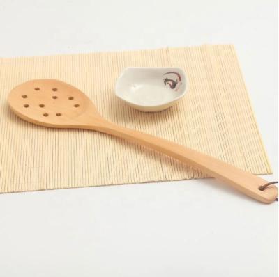 China Sustainable Household Wooden Non-Stick Slotted Spoon, Hot Pot Spoon Sauteed Shovel Cooking Spoon Shovel for sale