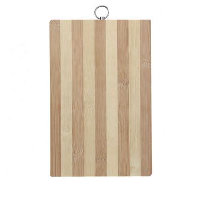 China 2020 Hot Selling Stripe Viable Various Design Size Thick Strong Bamboo Cutting Board, Kitchen Wood Chopper for sale