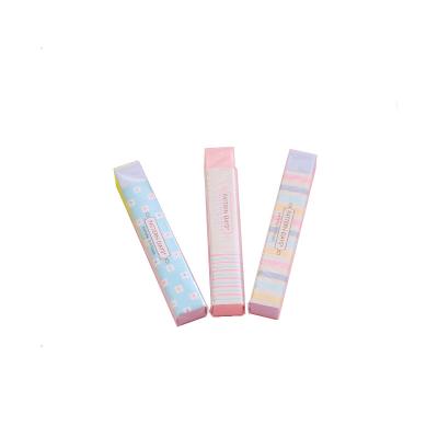 China Cute Long Office Eraser Strip Eraser Student Stationery Exam Eraser For Kids School Supplies for sale