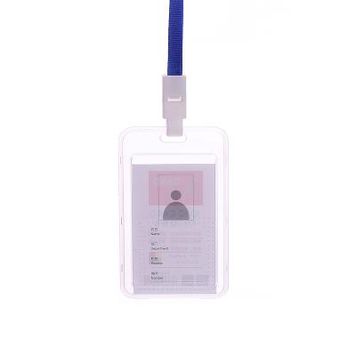 China Normcore/Minimalist PU Leather Student ID Card Set Employee Name Tag Access Control Card for sale