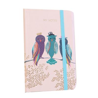 China student eco-friendly paper kids stationary a5 stock for school diary cute diamond promotional gilding notebook for sale