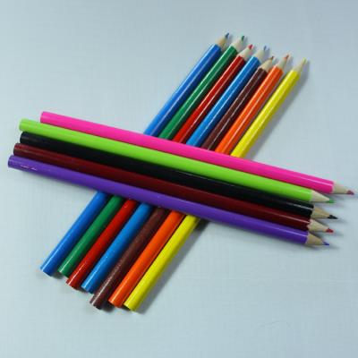 China Wholesale Simple Wooden 12 Colors Colored Pencil Set Children's Oily Color Advance Color Painting Pen for sale