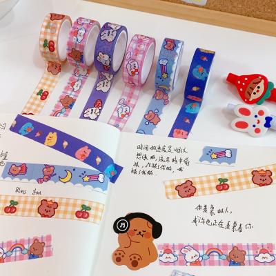 China Study Tanning Antique Washi Tape Style Stickers Landscaping Student Decoration Ledger Tape Set for sale