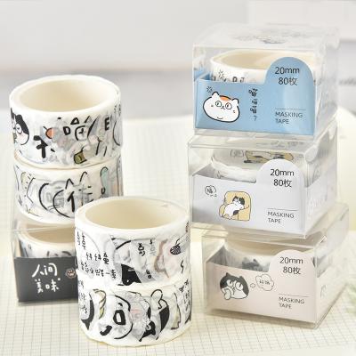 China Antique Study Washi Tape Style Stickers Landscaping Set Student Decoration Ledger Tape for sale