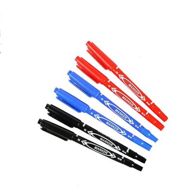 China Artist Painting Quick Small Dual End Ink Marker Dry Marker for Kids Marker Black Drawing Marker for sale