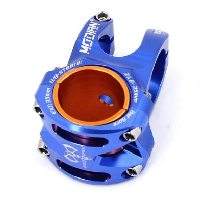 China 0 Degree Bicycle Handlebar Stem MD-2035 CNC LOGO Mountain Road Bike Aluminum Stem for sale