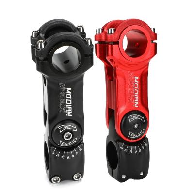 China MTB Factory Direct Hot Black Aluminum Alloy Folding Bike Stem Red Bicycle Stem for sale