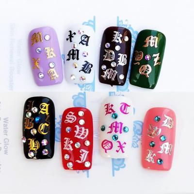 China Nail art decoration logo nail sticker nail art tips decoration nail art for sale