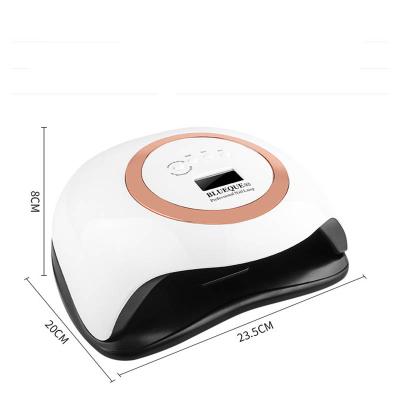 China Fashionable Cordless Rechargeable Battery Nail Lamp Gel Polish Dryer 168w Nail Curing Lamp Nail Dryer for sale