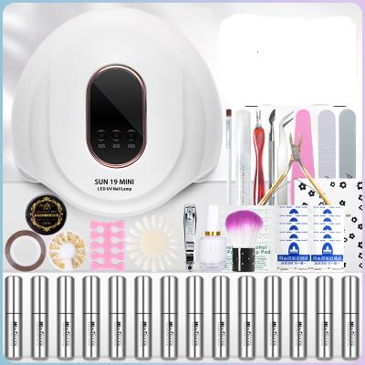 China Nail Set Fashionable UV Led Nail Gel Dryer Lamp Kit Soak Off Manicure Tools UV Led Polish Set for sale