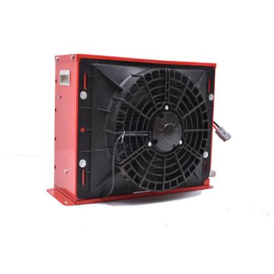 China 12/24V Split Type Construction Machinery Car, Truck, Boat RV Air Conditioning Metal Housing Parking Cooler For Vehicle 470*280*380 + 430*140*0290 for sale