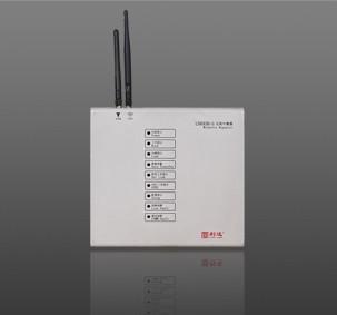 China Grey Wireless Fire Alarm Repeater Panel Intermediate Transmitter For Building for sale