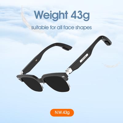 China Osteoconductive OEM Factory Bluetooth Glasses Bone Conduction Glass Audio Safety Smart Glasses for sale