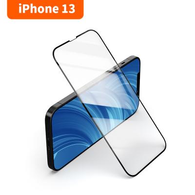 China Wholesale Price 3D 9H ab Glue Tempered Glass Phone Screen Protector Film For iPhone 13 for sale