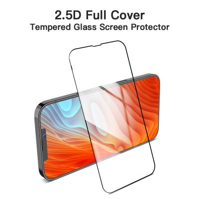 China Mobile Phone Accessory Full Coverage 9d Tempered Glass 2.5D Screen 2.5D Clear Space Protector for sale