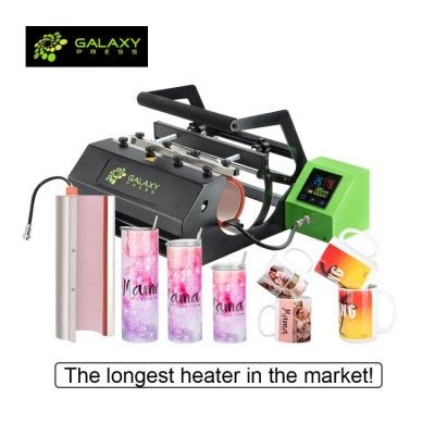 China Garment Shops Most Updated Galaxy Mug Heat Press GS-205B For Irregular Shaped Mugs With Lean 30/20oz Tumbler for sale