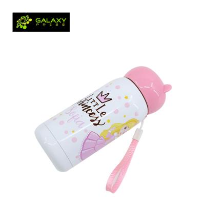 China Sustainable Hot-selling Sublimation Kids Tumbler Colorful Stainless Steel Bottle With Lid for sale