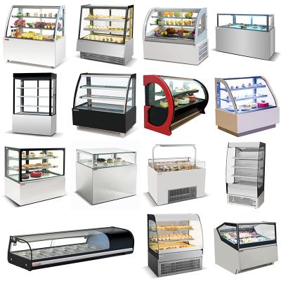 China Single-temperature Ximaid Supermarket Deli Cake Display Cabinet Seafood Cooked Sushi Display Refrigerator Equipment for sale