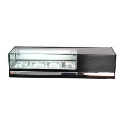 China Single-temperature Ximaid Refrigeration Equipment Sushi Display Cabinet Refrigerator Glass Door for sale