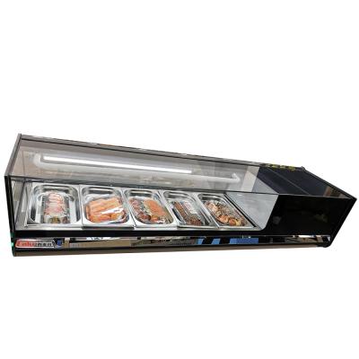 China Single-Temperature 7 Pan Mini Countertop Bakery Cake Refrigerated Display Cabinets Pastry for sale