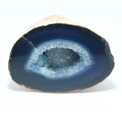 China China Natrual Druzy Stone Agate Big Slices Natural Crystals Agate Geode Cave Slices for sale