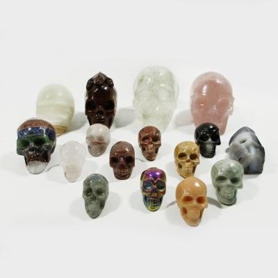 China China Varied 7 Kinds Chakra Healing Skull Carved Craft For Seer Protection for sale