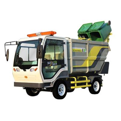 China Brand New 4.1 M Length L35 Rear Building Material Stores Bottom Environmental Price Loading Machinery Small Electric Municipal Dumper Garbage Truck for sale