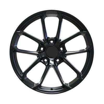 China Factory Direct Sale High Grade ALLOY Sports 18 Inch Forged Aluminum Alloy Deep Disc Wheels Hub Light Black Passenger Car Wheels for sale