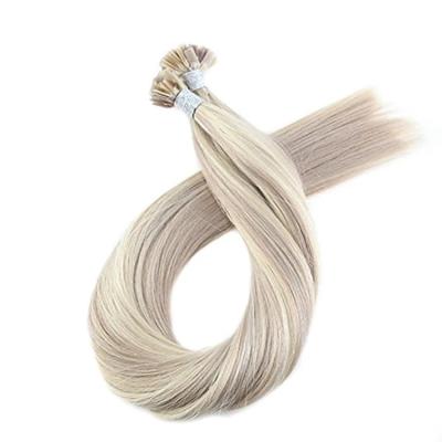 China Top Quality Silky Straight Straight Double Wave Remy Human Hair Italian Keratin Tip Hair Extension Natural Flat Pulled Seller for sale