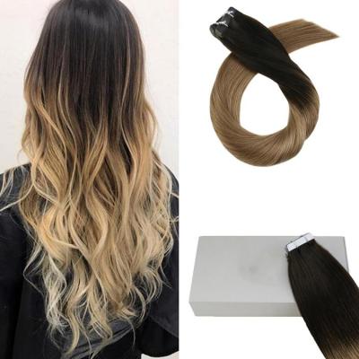 China 100% Virgin Remy Human Hair Wholesale High Quality Babe Tape Hair Extensions for sale