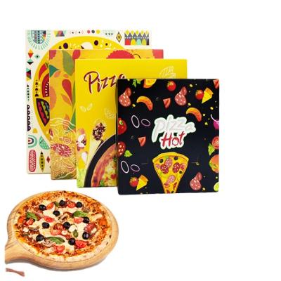 China Eco-friendly Disposable Brown Kraft Paper Pizza Fried Chickenfood Dessert Chocolate Packaging Box for sale