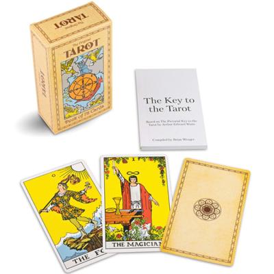 China Amazon hot sale factory price paper tarot cards with guidebook custom printing tarot cards for sale