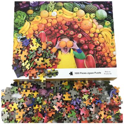 China Cartoon Toy 1000 Pieces Paperboard Adult Printing Jigsaw Puzzle Sailboat For Chilrden for sale