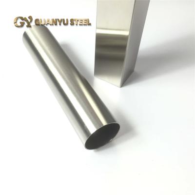 China Construction and production 304 stainless steel pipe tube mirror surface welded bright round circular stainless steel tube for sale