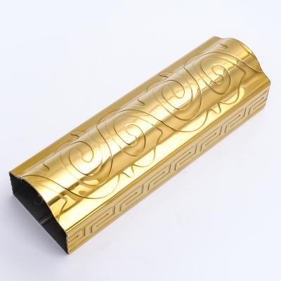 China Construction and production cheap price 304 stainless steel tube stainless steel exterior decorative welded bright gold pipe for sale